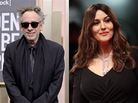 Monica Bellucci opens up about romance with Tim Burton for first .